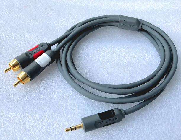BELKIN 3.5 to 2 RCA 3.5 to 2RCA 3.5 to RCA audio cable, signal cable for HIFI Audio