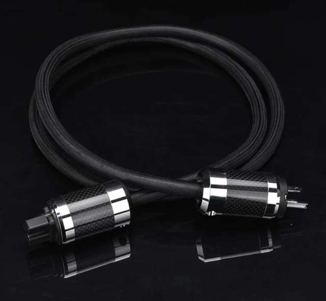 Power cord made of single-crystal copper, high-end, finished power amplifier cord