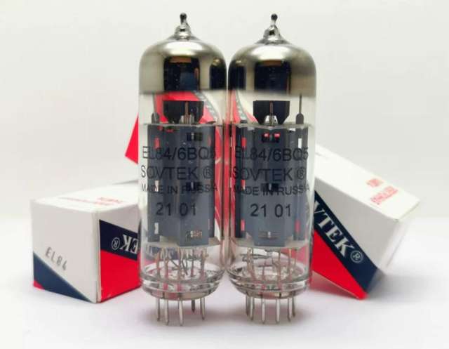 Russia SOVTEK (Redbird) EL84 electronic vacuum tube replaces 6BQ5 6P14 vacuum tubes