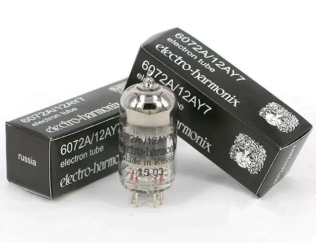 Russia Electro-harmonix EH 6072A Electronic Vacuum Tube replaces 12AY7 vacuum tubes Electro harmonix