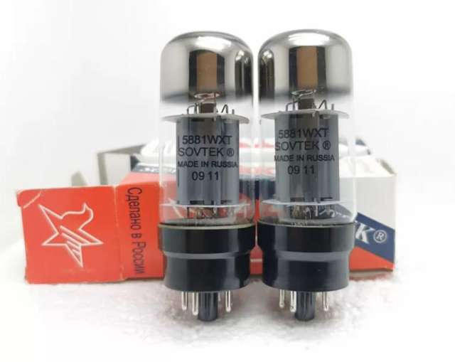 Russia SOVTEK (Redbird) 5881 electronic vacuum tube replaces 6L6 6P3P EL34 vacuum tubes