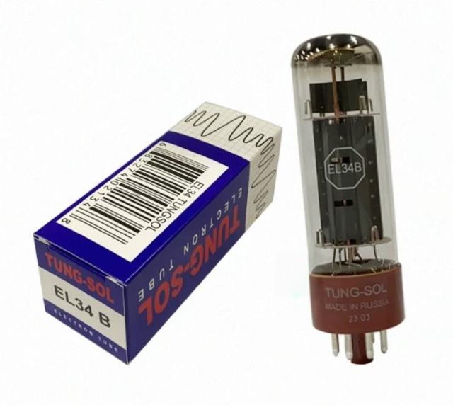 Russia TUNG-SOL EL34 EL34B electronic vacuum tube replaces 6CA7 6P3P 6L6 vacuum tubes