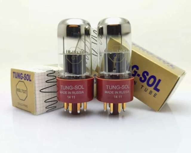 Russia TUNG-SOL 6SL7 6SL7GT electronic vacuum tube replaces 6N9P 6H9C vacuum tubes