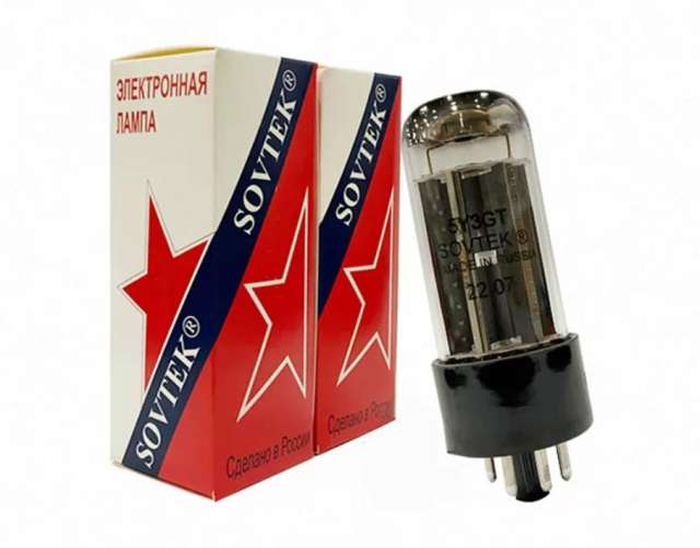 Russia SOVTEK (Redbird) 5Y3GT electronic vacuum tube replaces 5AR4 5Z4P 274B vacuum tubes