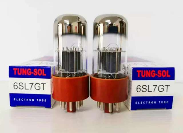 Russia TUNG-SOL 6SL7 6SL7GT electronic vacuum tube replaces 6N9P 6H9C vacuum tubes