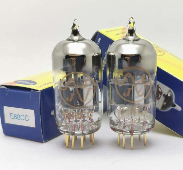JJ E88CC Electronic Vacuum Tube with gold-plated pins replaces ECC88 6922 6DJ8 6N11 vacuum tubes