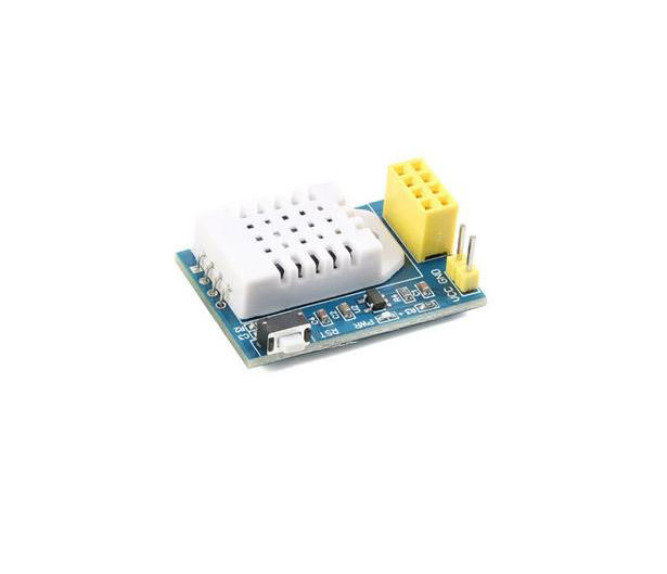DHT22 temperature and humidity sensor module with ESP-01S WiFi node module