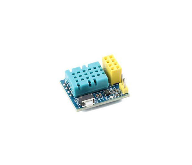 DHT11 temperature and humidity sensor module with ESP-01S WiFi node module