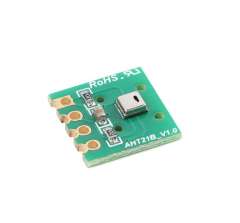 AHT21B digital temperature and humidity sensor module with I2C communication interface featuring fast response and strong anti-interference capability