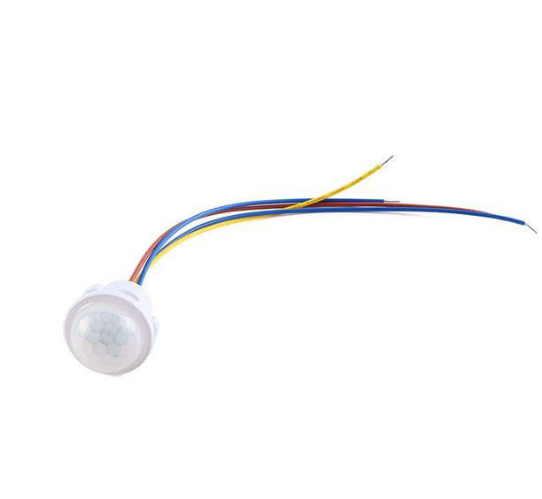 Infrared sensor head, infrared human body sensor hand-sweep sensing module switch head, ceiling-mounted downlight controller