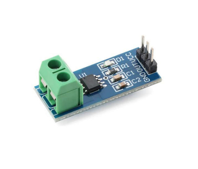 ACS712ELCTR-05B/20A/30A Hall current sensor module with measurement ranges of 5A/20A/30A