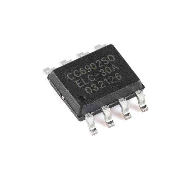 Original CC6902SO-30A SOP-8 single-chip Hall-effect current sensor with isolation voltage of 2kV