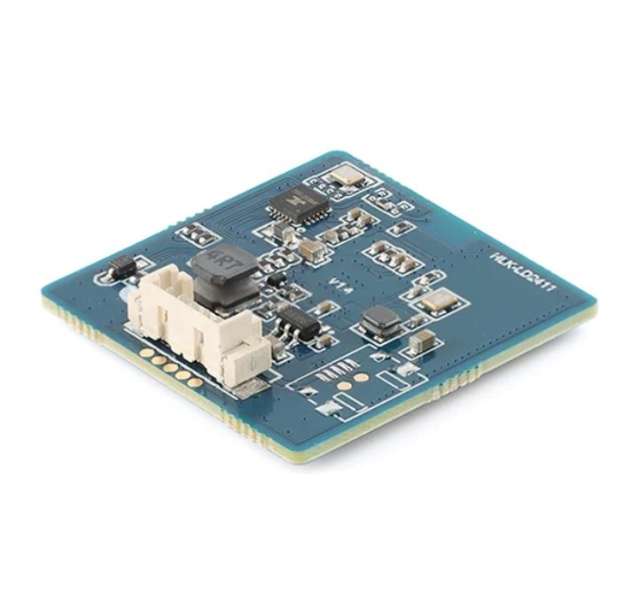 LD2411S-24G ranging radar sensing module senses human micro-motion, and the upper computer adjusts parameters