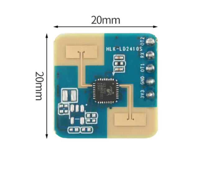 HLK-LD2410S uA microampere-level power consumption 24G human presence sensing radar module millimeter wave