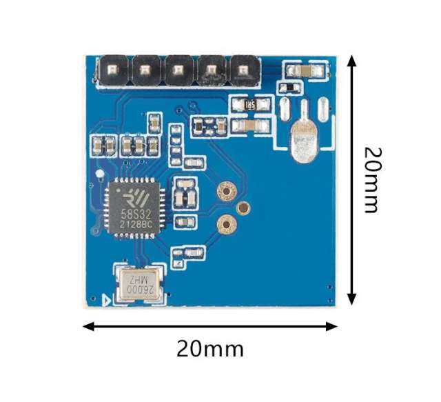 HLK-LD016-5G/Radar Module 5.8G Radar Module Smart Human Motion Sensor, with adjustable sensing distance and time, and an upper computer