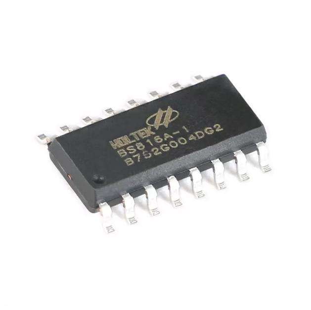 Original BS816A-1 NSOP-16 6-button capacitive touch button chip