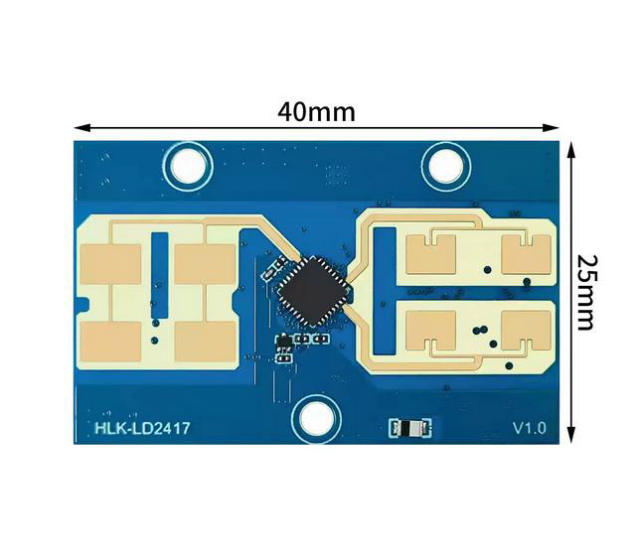HLK-LD2417_24G Vehicle State Sensing Radar Module HLK-LD2417, Ranging and Speed Measuring Millimeter Wave Sensor Module