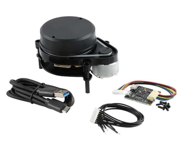 YDLIDAR X4PRO LiDAR 360-degree ranging sensor module for car navigation, obstacle avoidance, and scanning