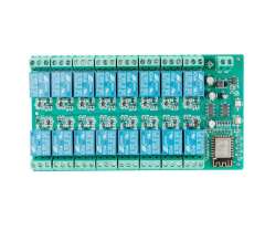 ESP12F_Relay_X16 WIFI relay module, IoT smart home, secondary development, ESP-12F relay, 16-channel