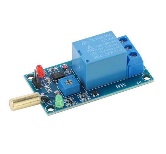 Angle tilt 5V12V relay module SW-520D vibration switch high sensitivity sensor controller