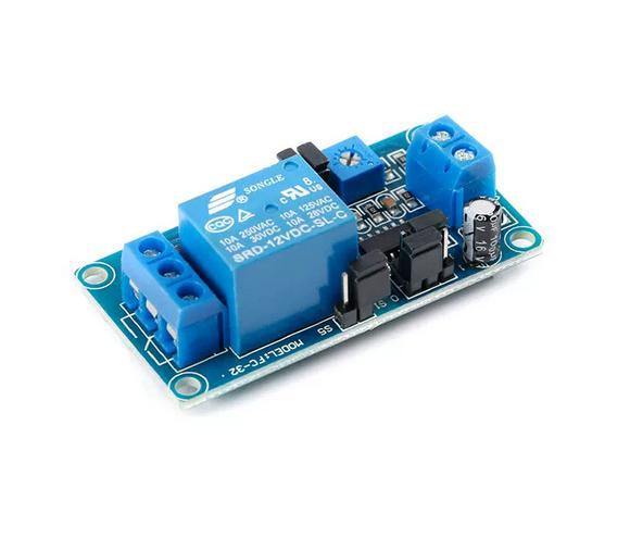 75446/7 Time delay relay module, time delay switch 5V/12V relay, single-channel relay module