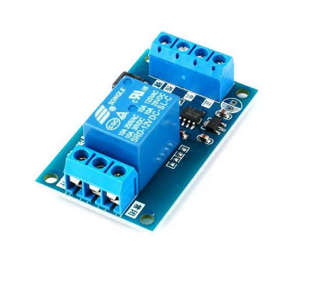 56937/8 Relay module button trigger, bistable relay module, high-current self-locking switch 5V/12V