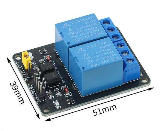 1/2/4/6/8/16-channel optocoupler isolation relay module, high/low level trigger switch
