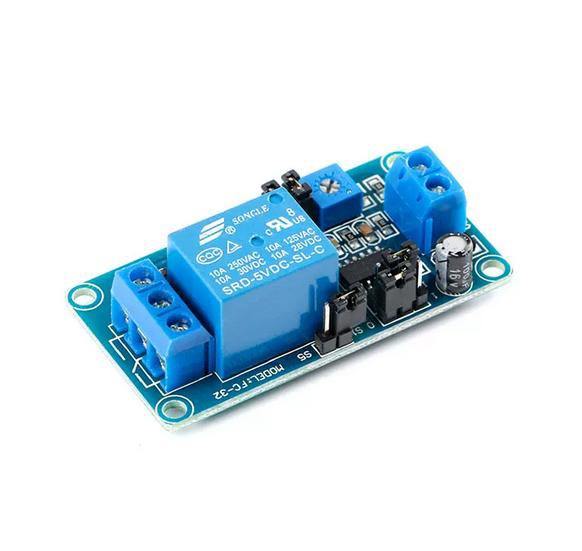 75446/7 Time delay relay module, time delay switch 5V/12V relay, single-channel relay module