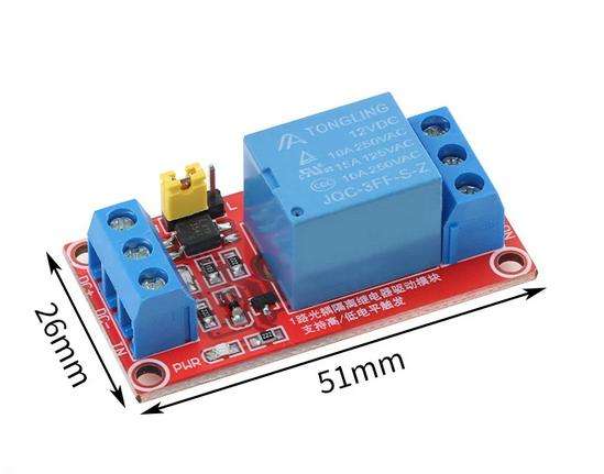1/2/4/6/8-channel optocoupler isolation relay module, high and low level trigger switch