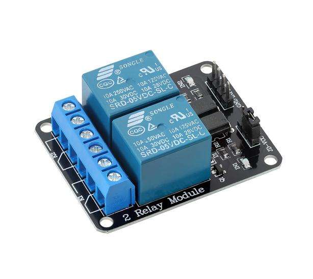 WB-083 2-channel relay module 5V low-level optocoupler relay control board expansion board development board module