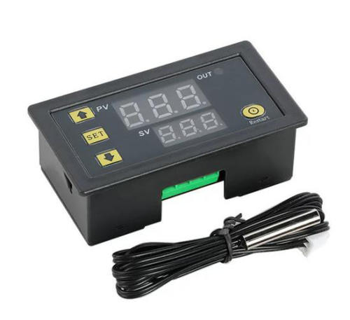 W3230 high-precision temperature controller digital display temperature controller module temperature control switch red and blue dual display