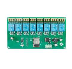 ESP12F_Relay_X8 WIFI relay module, IoT smart home, secondary development, ESP-12F relay, 8-channel