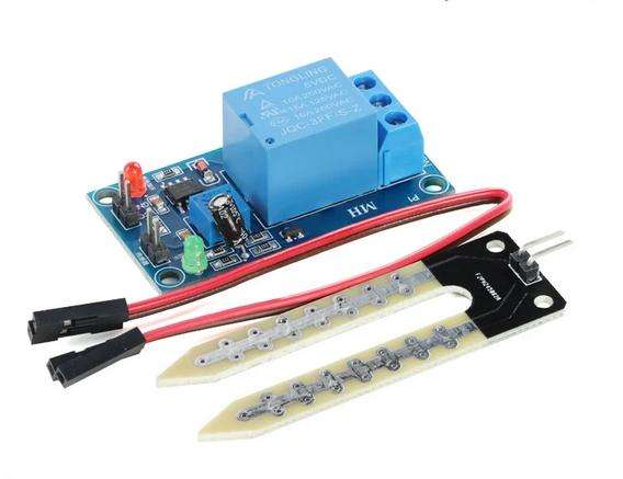 Soil 5V/12V relay module, soil moisture sensor relay control module, low, automatic watering