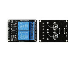 Relay module, optocoupler isolator switch, high/low level trigger, 2 channel relay, 5/12/24V