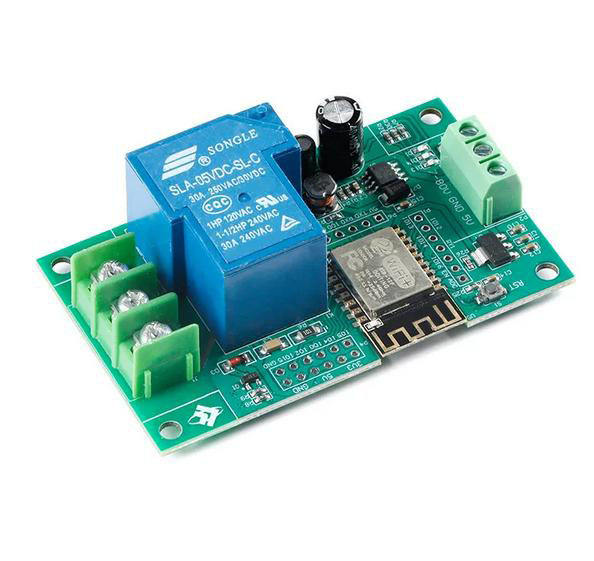 ESP12F_Relay_X1 WIFI relay module, IoT smart home, secondary development, ESP-12F relay, 30A, 1 channel