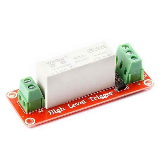 70757/8 Solid-state relay module, 5A DC solid-state relay, high-level trigger, 1 channel 2 channel solid-state relay