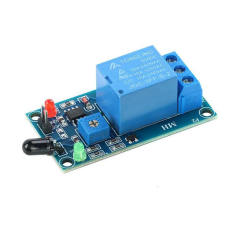 Flame 5V/12V relay module, fire source detection module, infrared receiver, fire detection alarm sensor