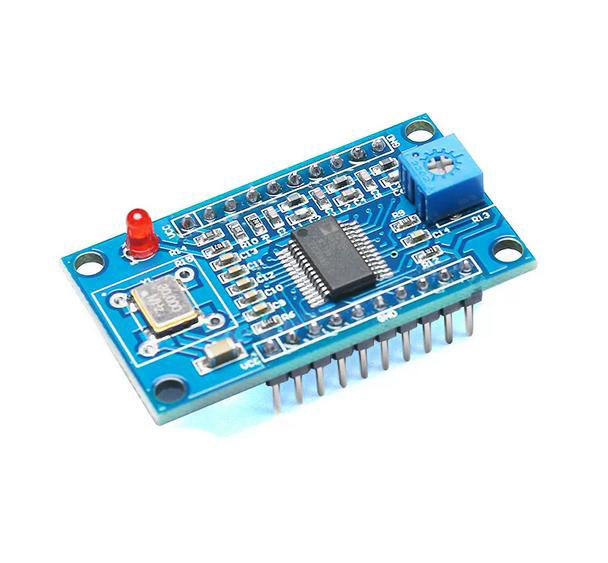 AD9851 DDS signal generator module, sine wave/square wave signal, 180M clock frequency, 6x frequency multiplication