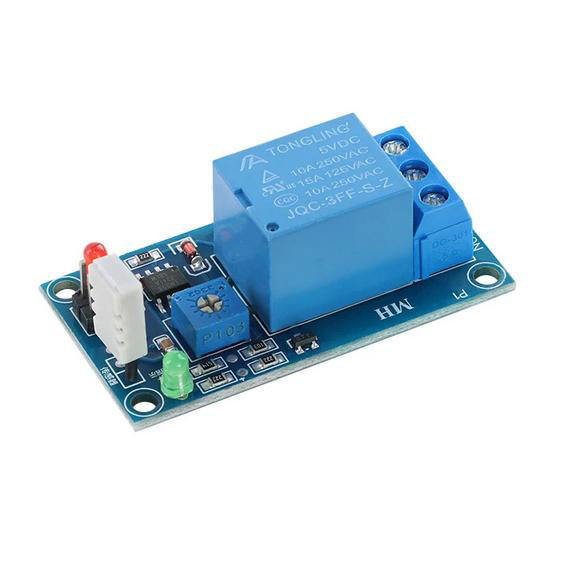 HR202 humidity-sensitive switch 5V/12V relay module, humidity switch module, humidity sensor controller
