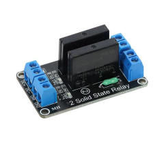 1/2/4/8-channel solid-state relay module, 5/12/24V, high/low level trigger, with fuse