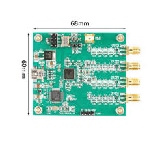 AD9959 four-channel DDS module, USB AT command, RF signal source, serial port output for frequency sweeping/AM/FSK