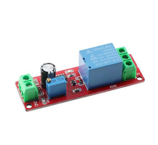 NE555 delay-on/off relay module, monostable switch relay, delay-on/off switch