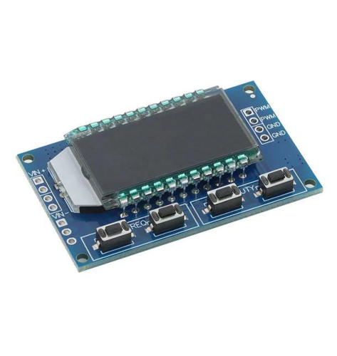 1/2/3-channel PWM signal generator, PWM pulse frequency and duty cycle adjustable module, square wave and rectangular wave