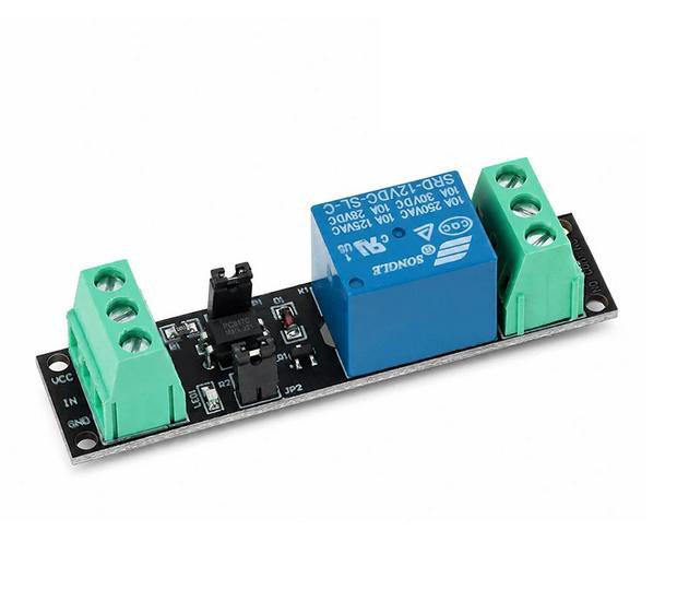 Single-channel 5V/12V/24V relay isolation drive control module, high-level drive board