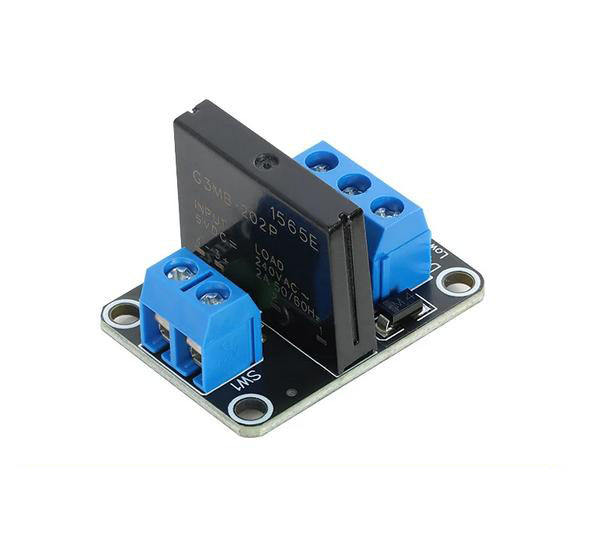 1/2/4/8-channel solid-state relay module, 5/12/24V, high/low level trigger, with fuse