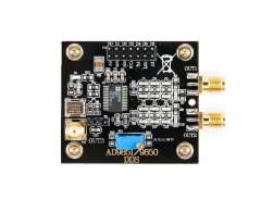 AD9850 DDS signal generator, sine wave/square wave, adjustable duty cycle, SPI serial/parallel communication