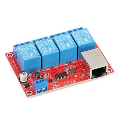 multifunctional network relay module for industrial automation 4-channel