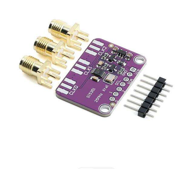 SI5351 clock signal generator module, high-frequency square wave frequency generator