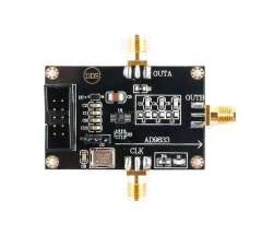 AD9833 DDS signal generator, sine wave and square wave function generator, 25M main frequency, SPI