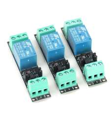 Single-channel 5V/12V/24V relay isolation drive control module, high-level drive board